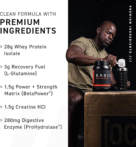 Miniatura 3 de Proteína en polvo después del entrenamiento proteína de suero en polvo RE-KAGED de gran sabor con aislamiento de proteína de suero para una