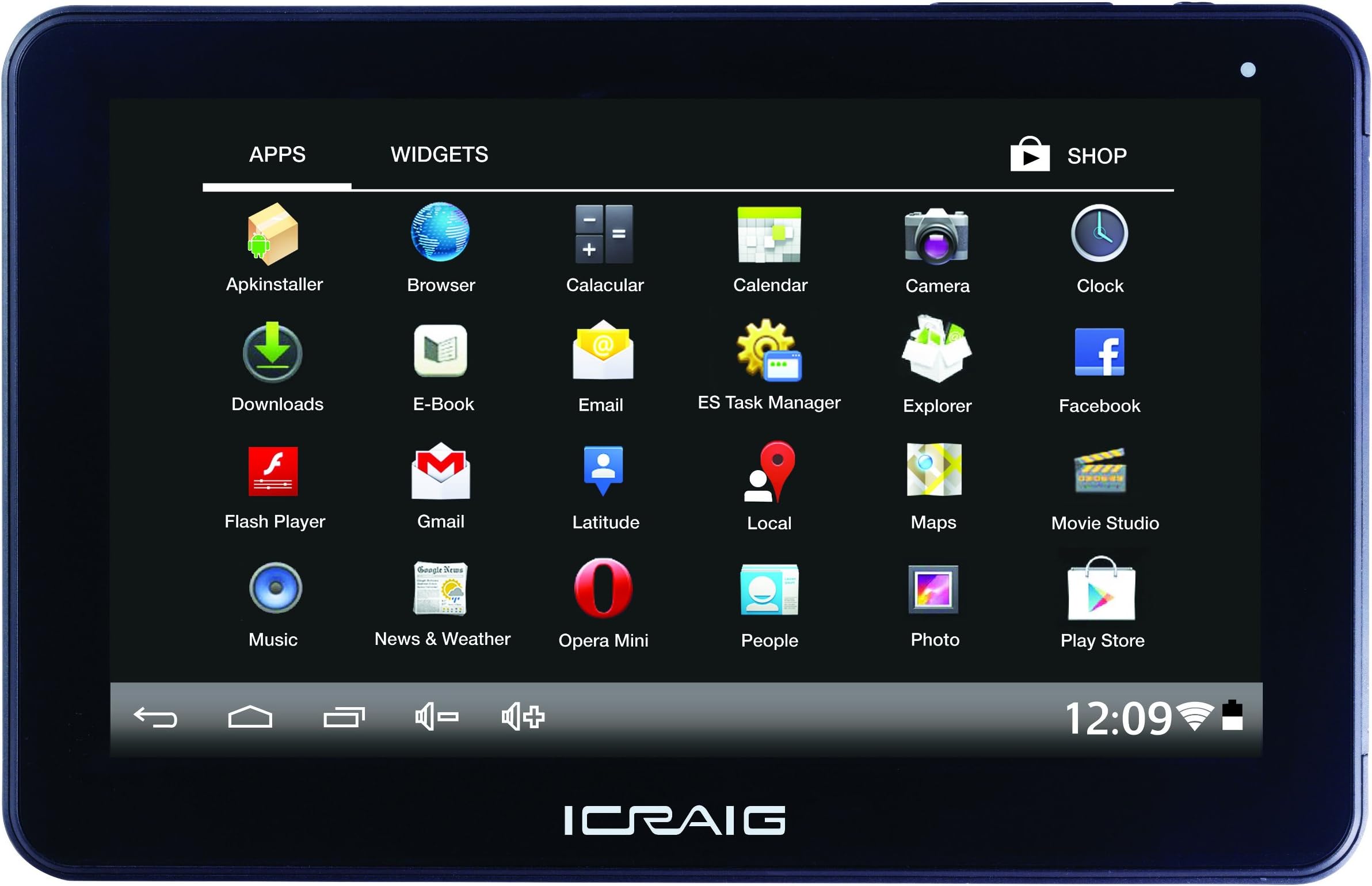 Craig Wireless 7-Inch DUAL CORE GOOGLE PLAY Color Capacitive Touch Screen Tablet Google Android 4.1 with 1.6GHz Processing Speed 4 GB Built-in Flash Memory, Built-in 1GB DDR III RAM (CMP749)