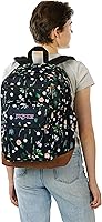 Vista 9 de JanSport Mochila Cool con funda para laptop de 15 pulgadas, mochila grande para computadora con 2 compartimentos, correas ergonómicas, Bewitched