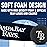 Franklin Sports MLB Tampa Bay Rays Team Jumbo Foam Bat and Ball Set, 21-Inch, Blue