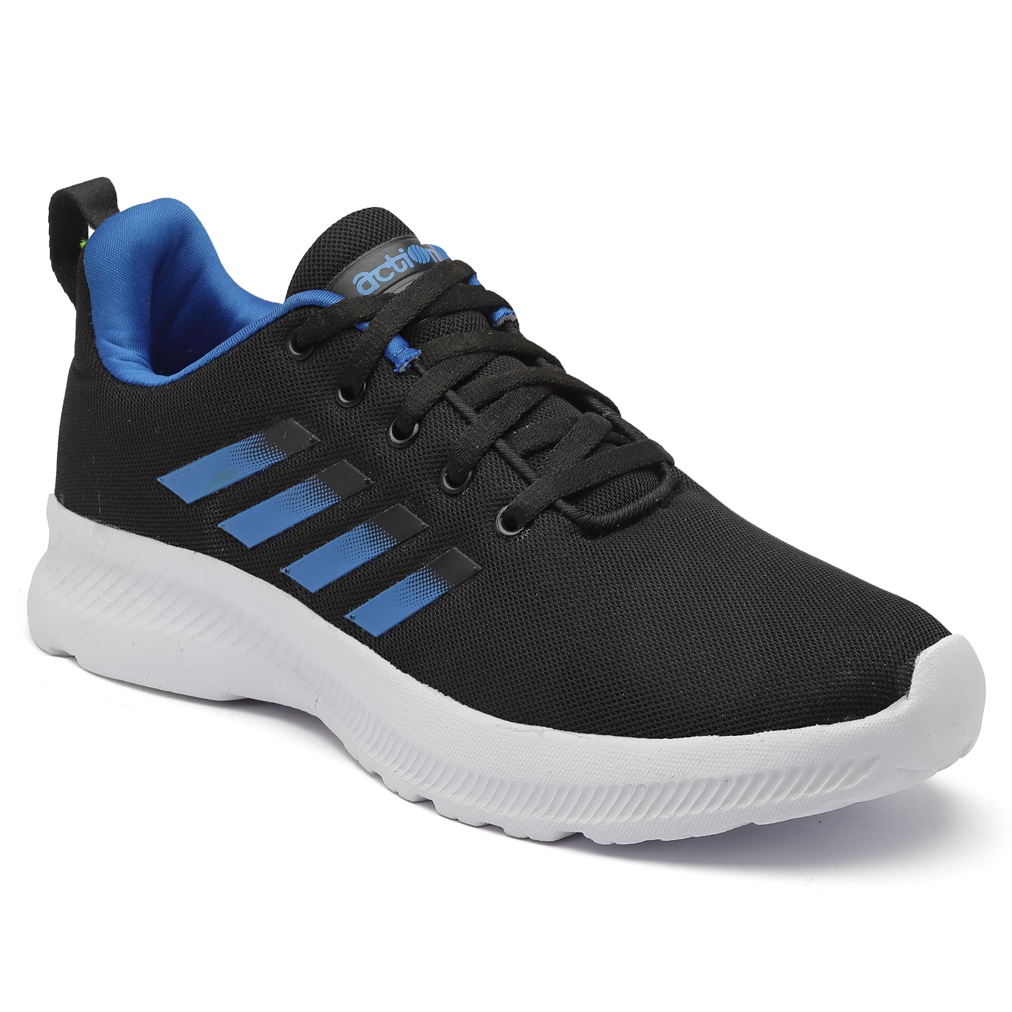Action-SWIFT-123 Lightweight Comfortable Cushioned Running Sports Shoes for Men Black-Royal-Blue (B0CN3HK94V) Amazon Price History, Amazon Price Tracker