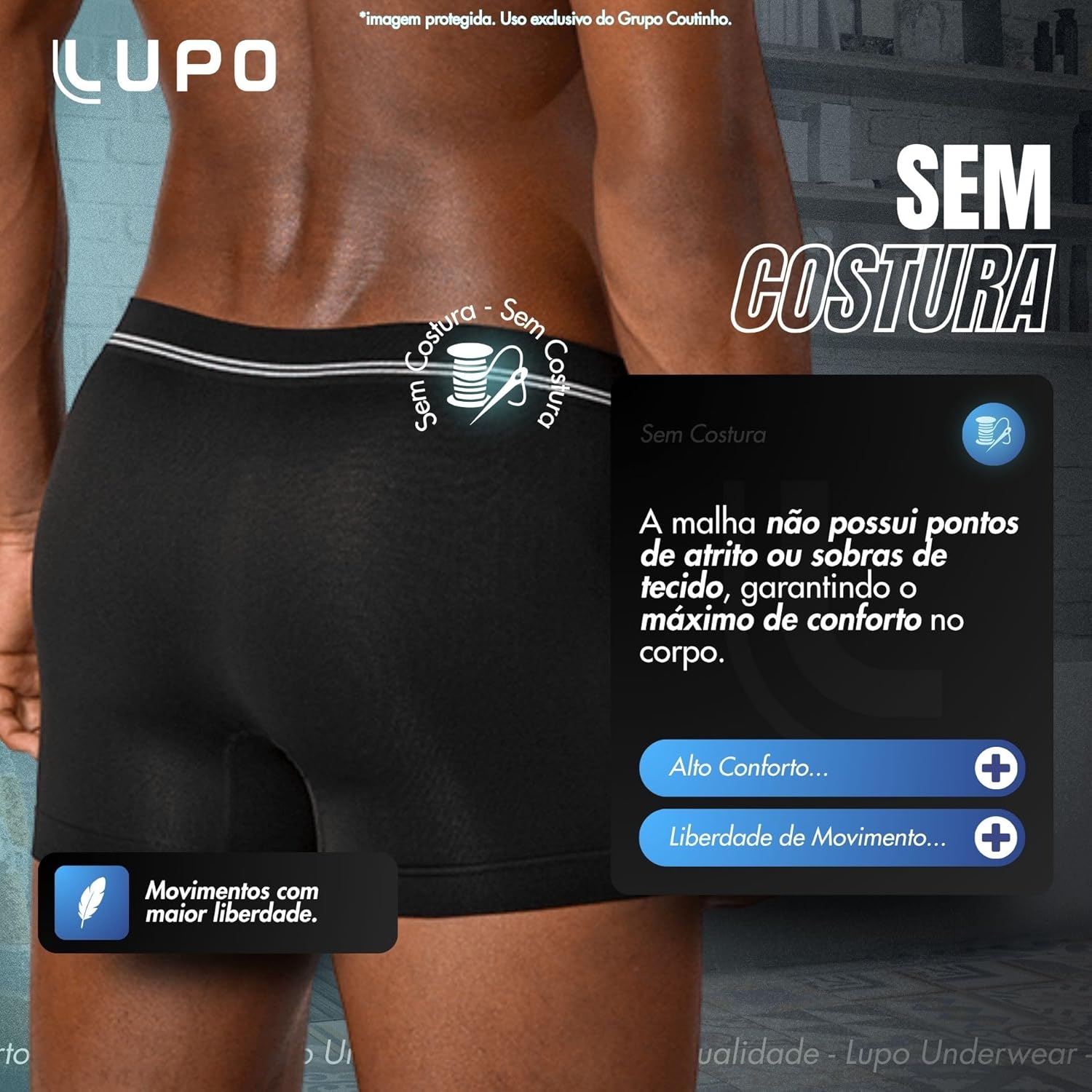 Cueca Boxer Lupo Sem Costura Microfibra Poliamida Masculina Original em promoção! Veja a oferta e mais achadinhos de Moda íntima 3 Hoje é o melhor dia para comprar Cueca Boxer Lupo Sem Costura Microfibra Poliamida Masculina Original com aquele preço maroto! Promoção! Aproveite a oferta! 3