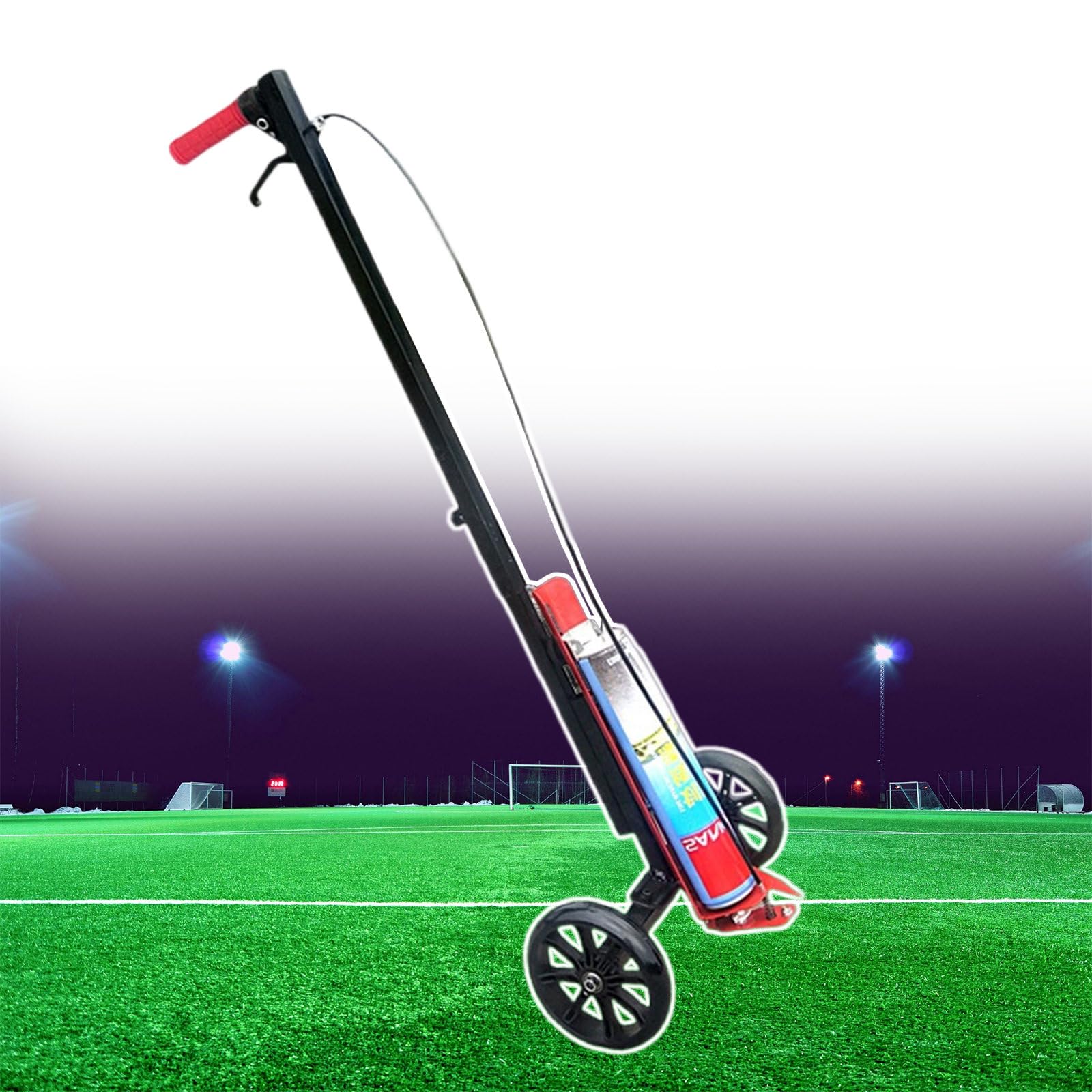 IUokLU Wheel Transfer Line Marking Machine, Professional Two-Wheel Paint Marking Vehicle For Roads, Factories, Garages - Draw Straight Lines, Curves, Circles