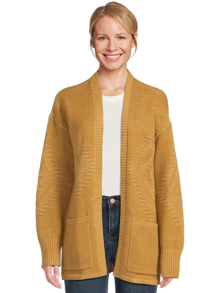 Yellow Pendleton Textured Sierra Springs Cardigan