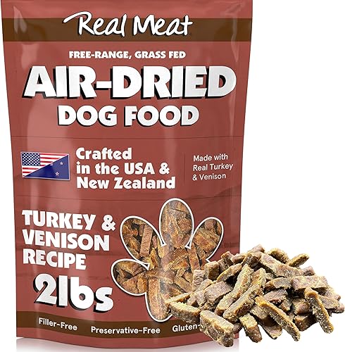 Miniatura 73 de Real Meat - Alimento para perros secado al aire con cordero y pescado real, bolsa de 5 libras de alimento real para perros de carne real sin granos