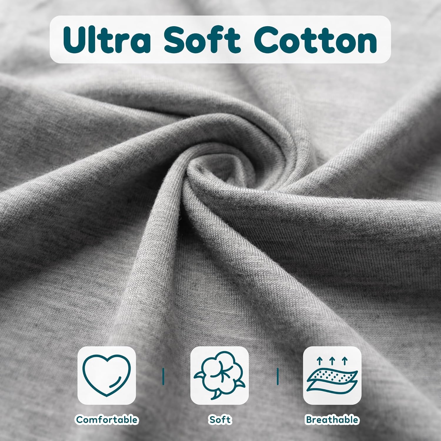 2PK Ultra Soft Knotted Newborn Sleep Gown for Baby Girls Boy- Coming Home Hospital Outfit with Hat, Bow, Clip & Drool Bib Set