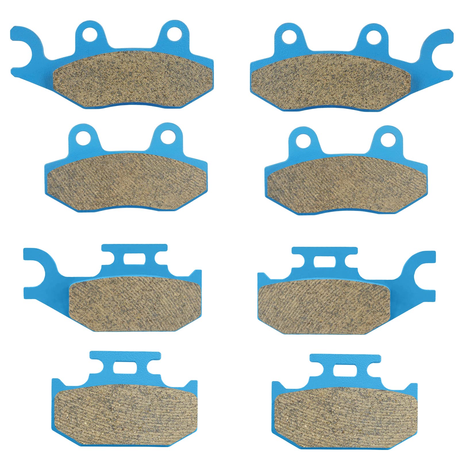 ISEYECFront & Rear Ceramic Brake Pads Set for 2013-2018 Can Am Maverick, 4 sets Front and Rear Brake Pads