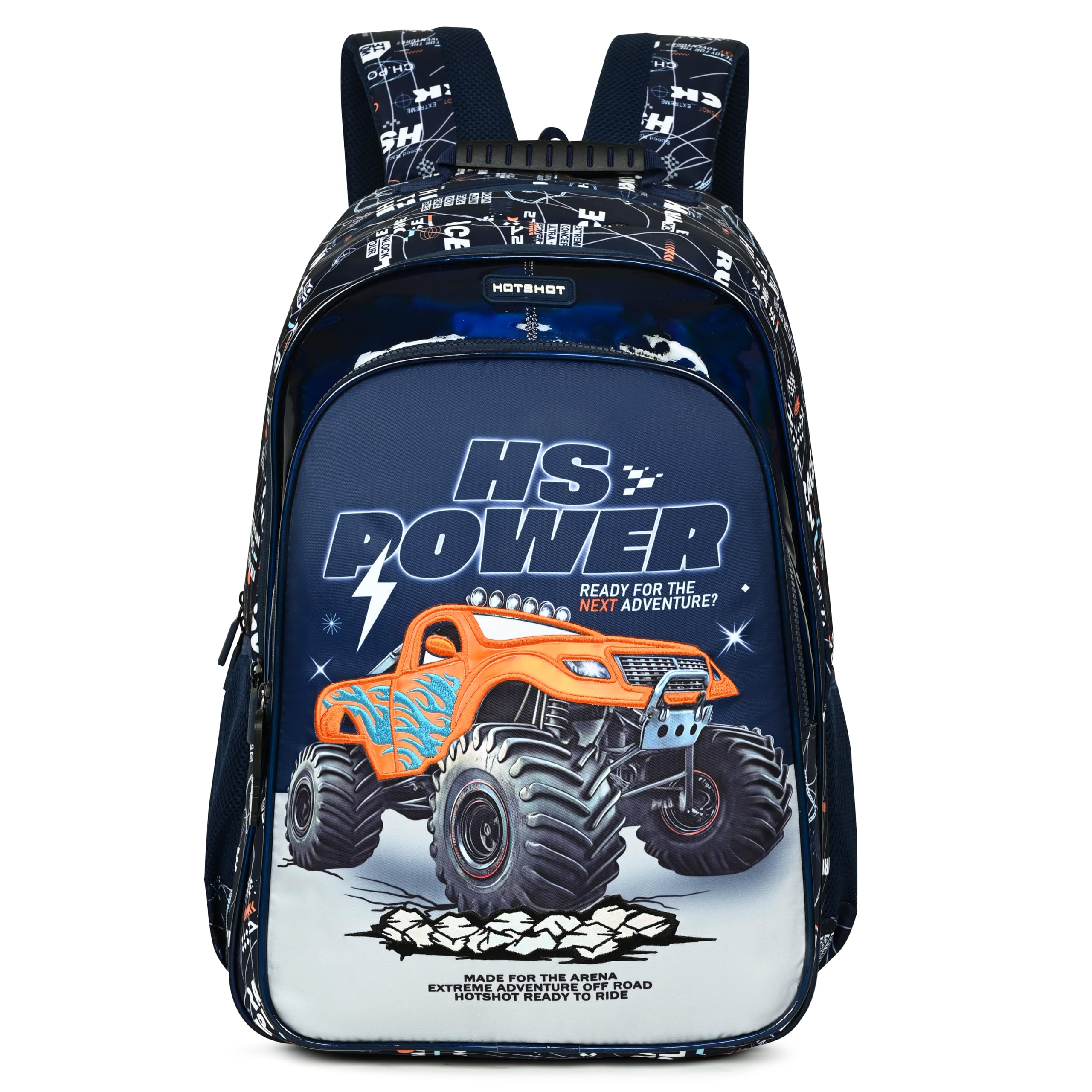 hot shot HSPOWER_1820|school bag for boys|kid bag|bag for girls|backpack for boys|19 INCH|water resistant|36 L school bag-picture-48
