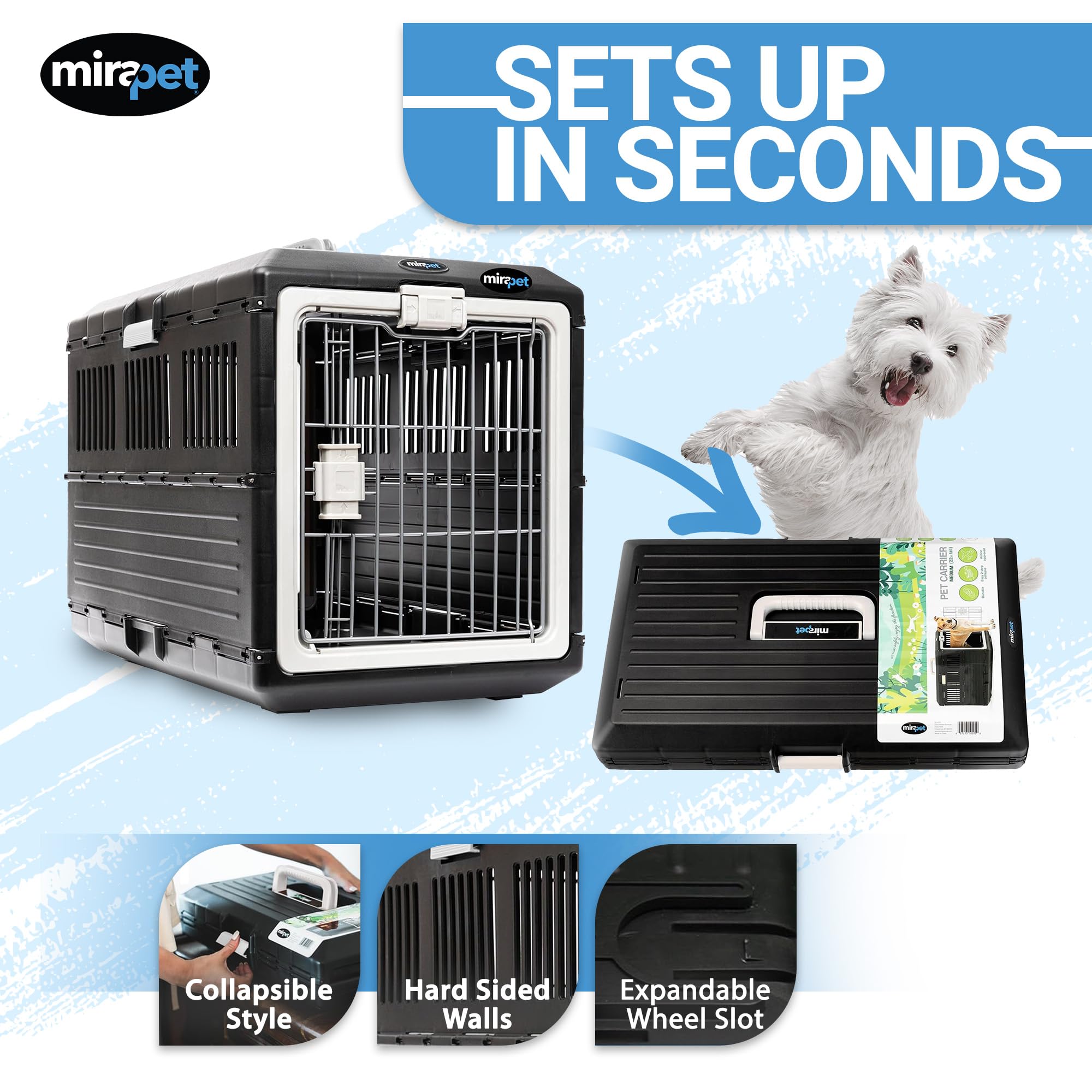 Amazon.co.jp: Mirapet USA ペットキャリア & クレート 27インチ