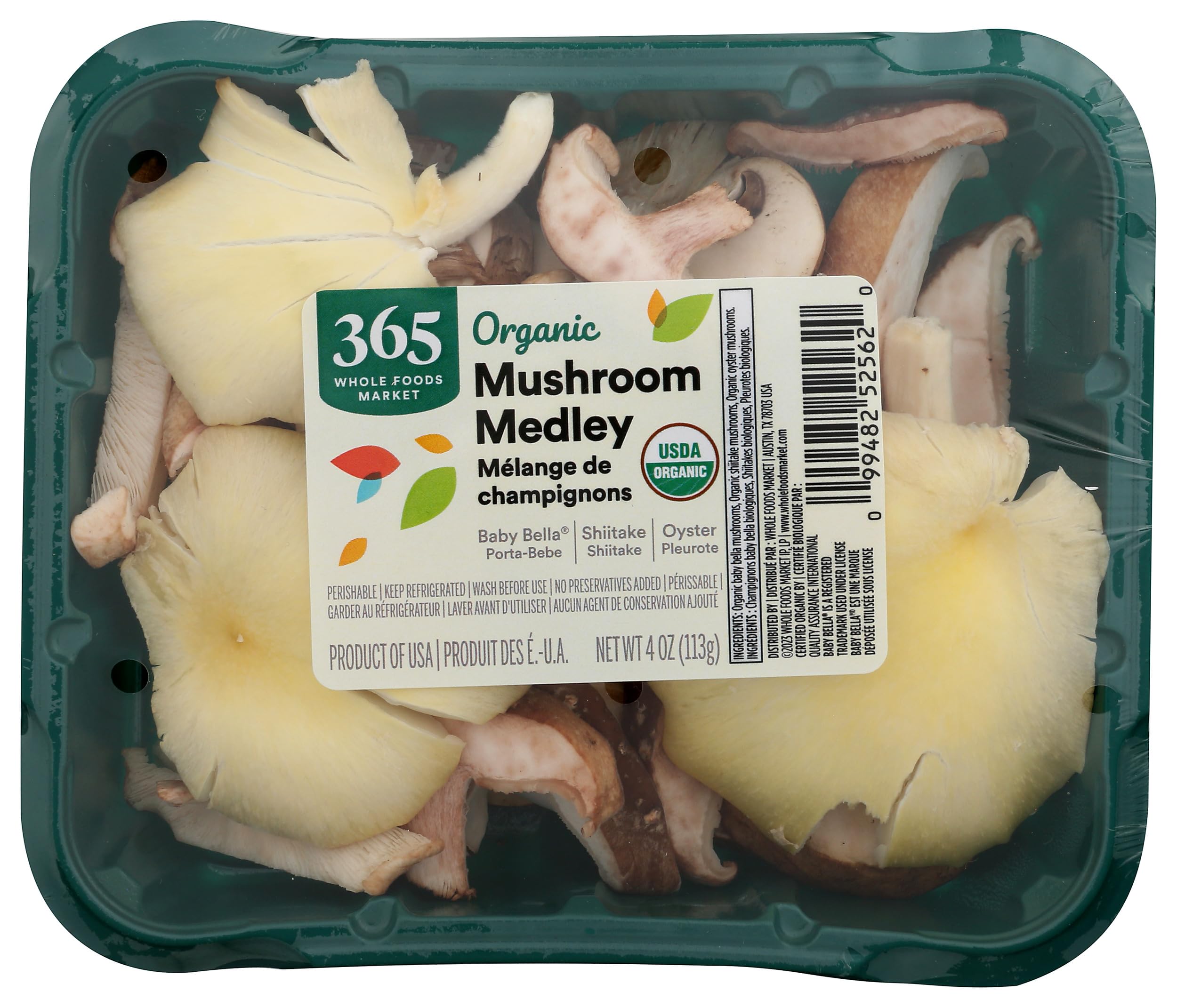 Organic Mushroom Medley