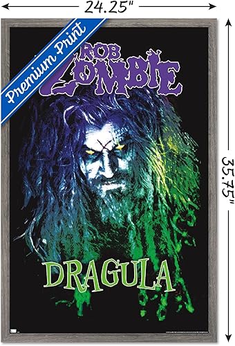 Miniatura 3 de Trends International Rob Zombie - Póster de pared de Dragula, 22.37 x 34.00 pulgadas, versión enmarcada de madera de granero