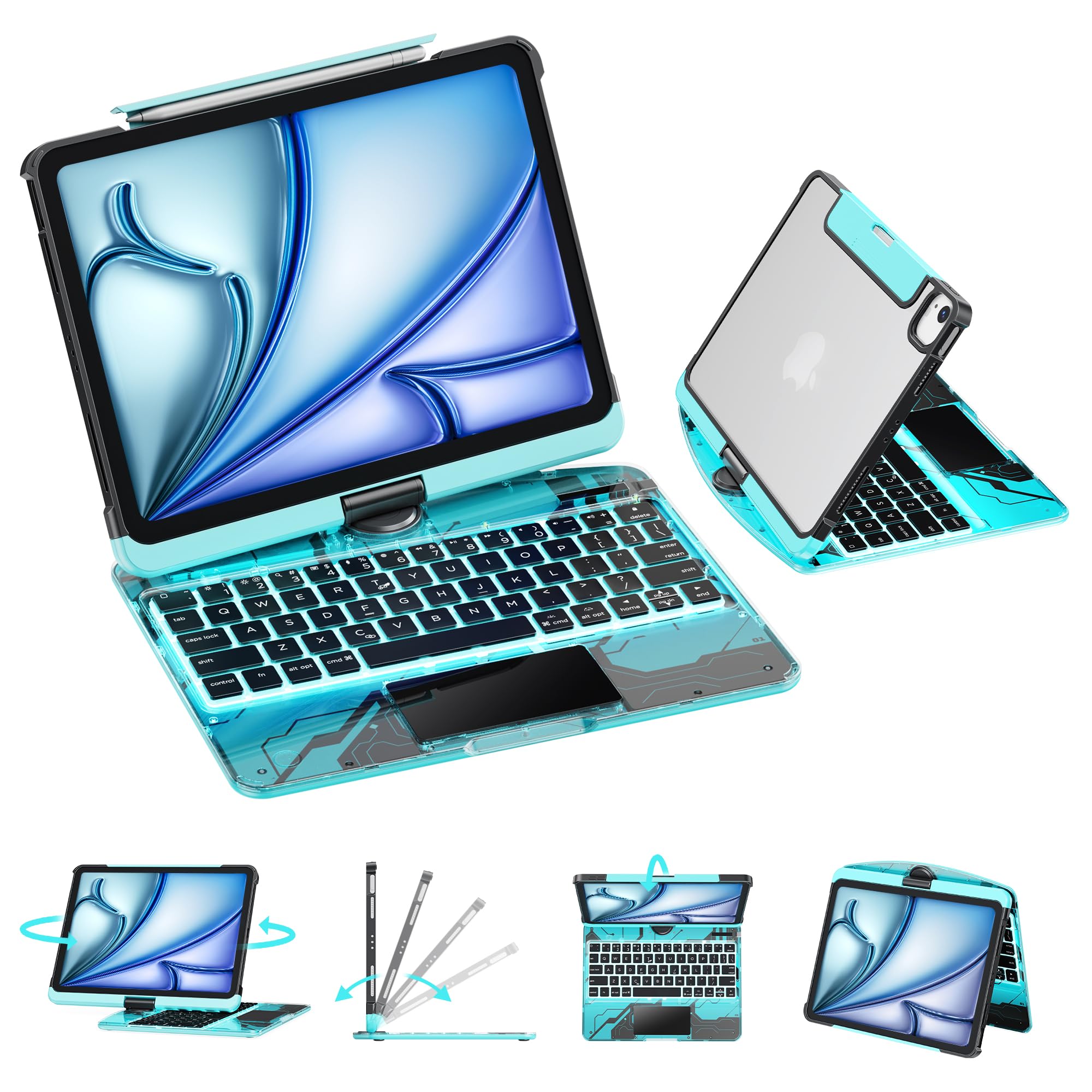 Amazon.com: GUSGU for iPad Air 11 Inch (M3/M2,2025/2024