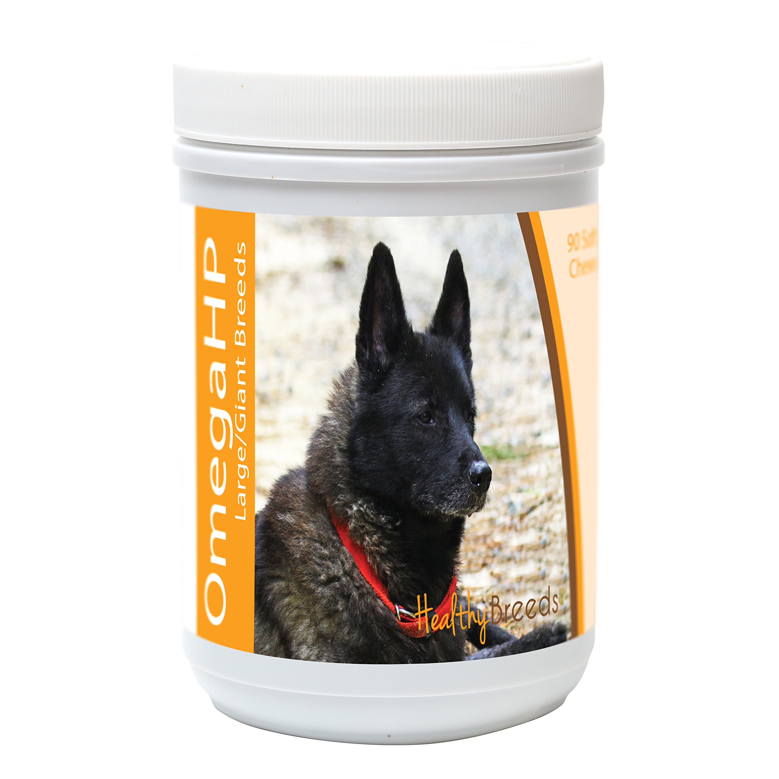 Healthy Breeds Norwegian Elkhound Omega HP Fatty Acid Skin and Coat Support Soft Chews 90 Count