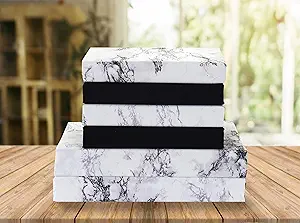 Elegant Comfort Luxury Soft Bed Sheets Marble Pattern - 1500 Premium Hotel Quality Microfiber Softness Wrinkle and Fade Resistant (6-Piece) Bedding Set, Full, White