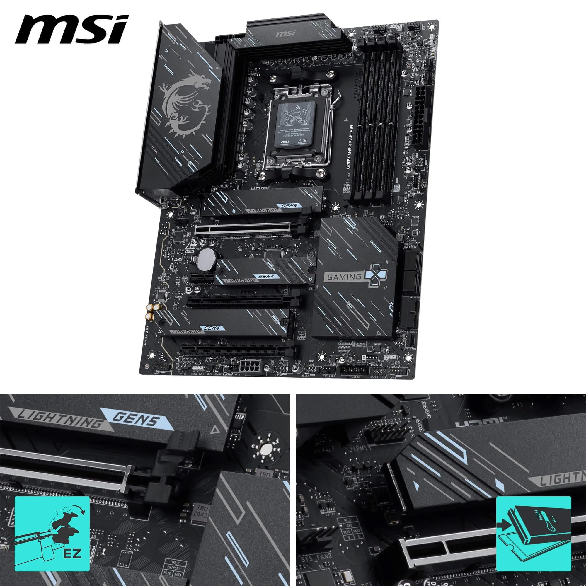 Amazon | MSI X870E Gaming Plus WiFiマザーボード、ATX - AMD Ryzen