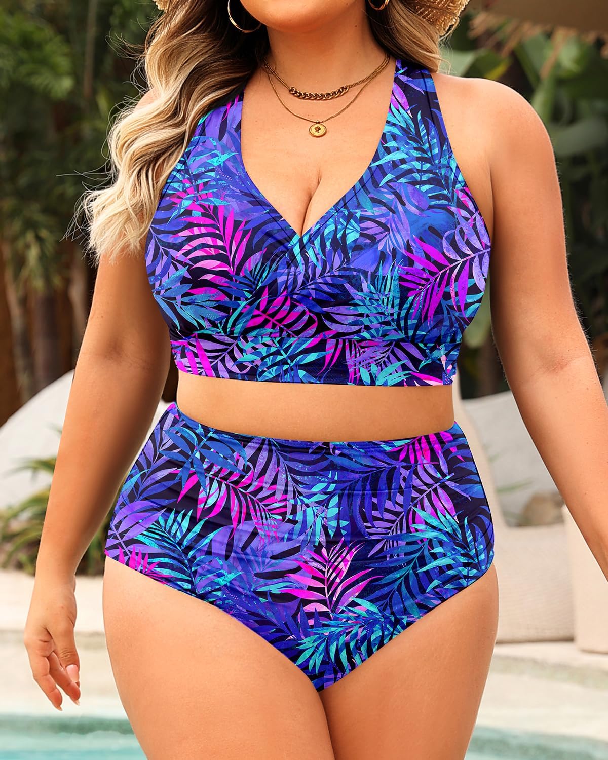 Tempt Me Plus Size High Waisted Bikini - Women Two Piece Swimsuit Tummy Control Bathing Suit 2025 Swimwear - Image 3