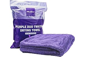 MaxShine Twisted Microfiber Towels Purple (Pack of 1)