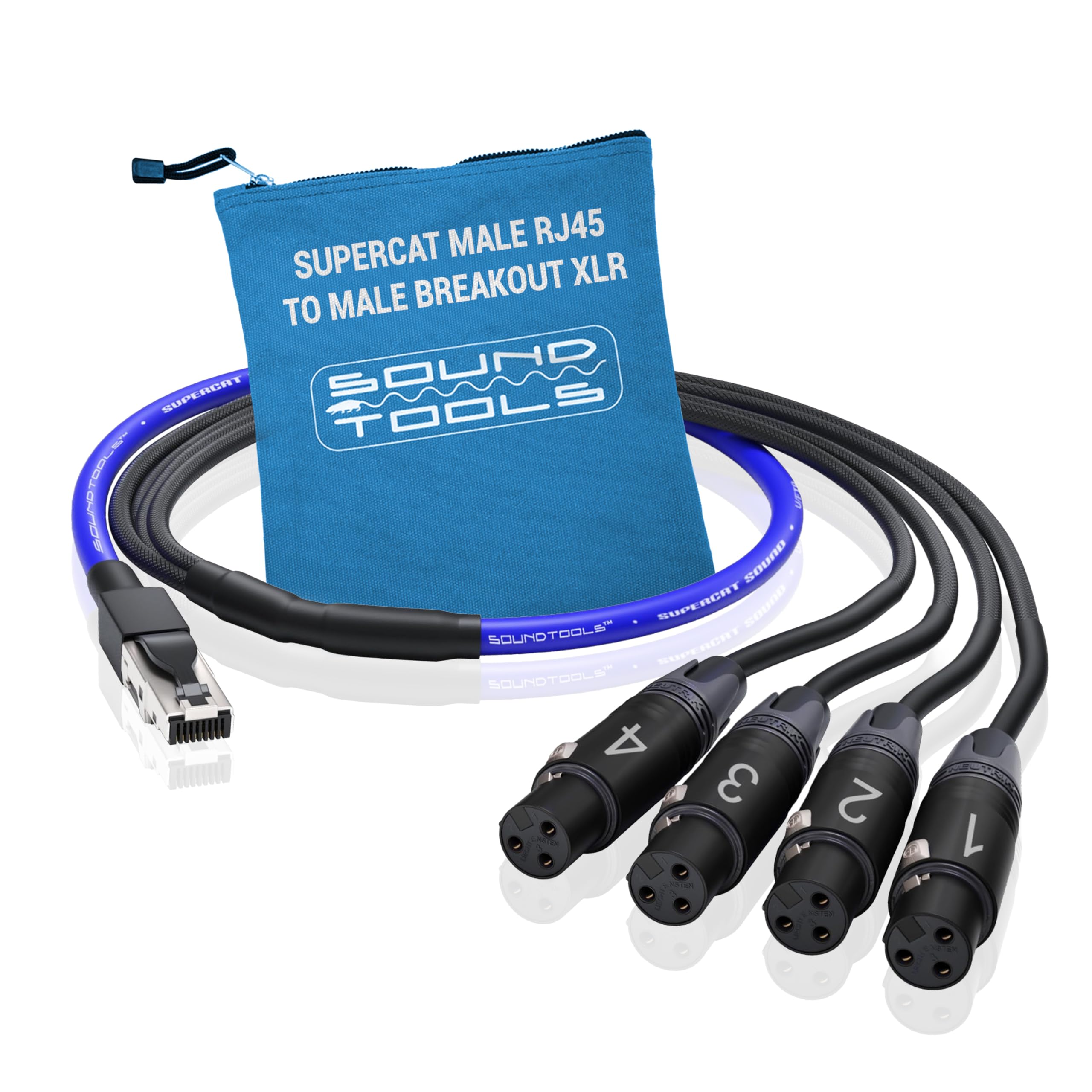 Amazon.com: Sound Tools SuperCAT Sound Tails Male RJ45 to Female