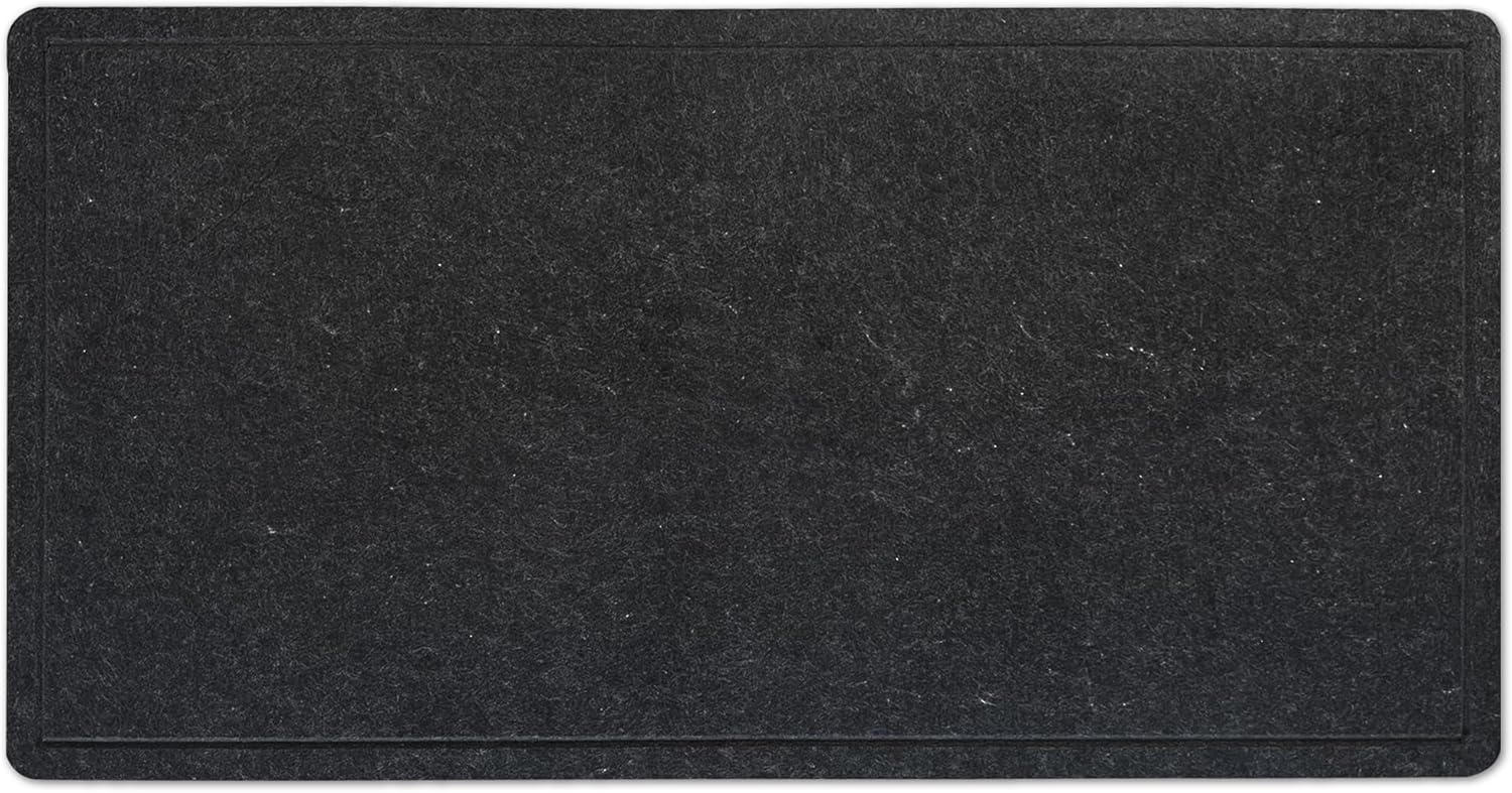 Direct Large Felt Bulletin Board, Self Adhesive Jointed Cork Board 47.2" x 23.6", Pin Board for Walls (Extra Large, Dark Grey) Extra Large Dark Grey