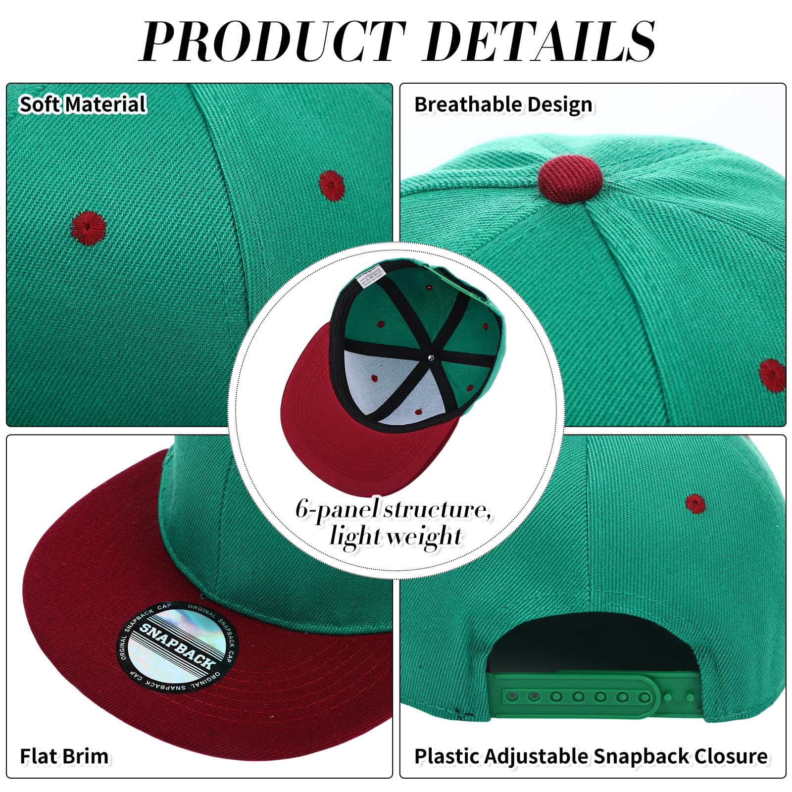 Syhood 30 cappelli snapback da uomo piatti Bill Caps Bulk Hip Hop vuoto tesa piatta regolabile berretti da baseball