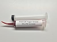 Vista 2 de Grasa Mobil 28 - Jeringa de 10 cc (tamaño específico para propietarios y constructores de armas) MIL-G-21164D