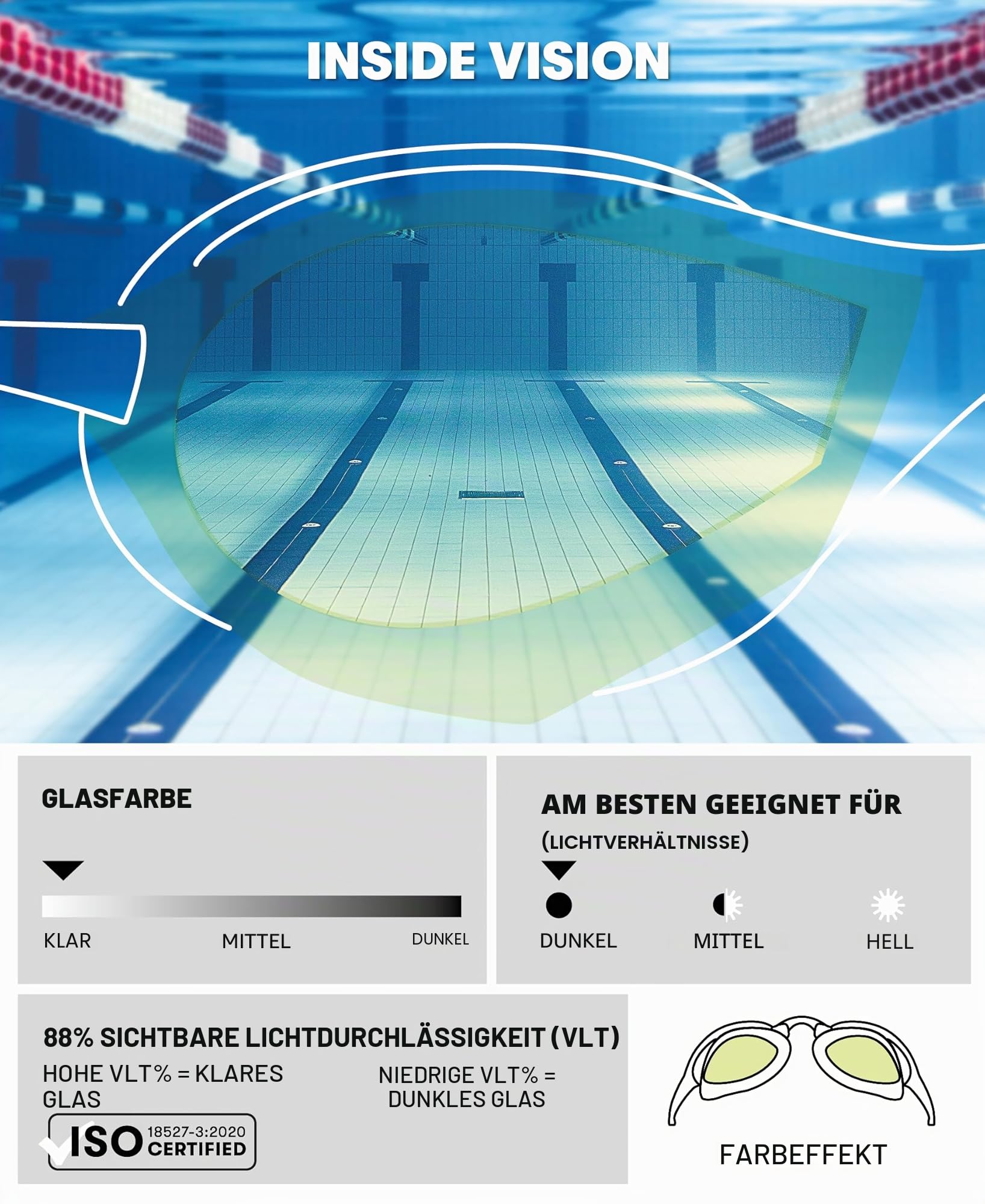 arena Cobra Core Swipe Mirror Unisex-Wettkampfbrille für Erwachsene, Schwimmbrille mit Gebogenen Spiegelgläsern, Anti-Beschlag, UV-Schutz, 5 Austauschbare Nasenstege