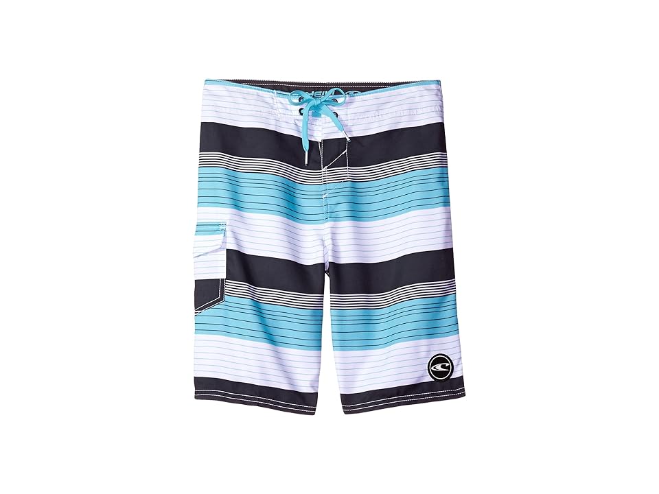 

O'Neill Kids Santa Cruz Stripe Boardshorts (Big Kids) (Turquoise) Boy's Swimwear
