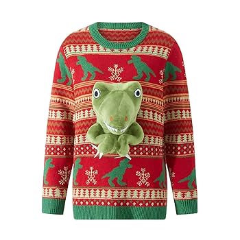 クリスマスぬいぐるみベア　赤いニットセーター Amazon.co.jp: SAEYZ ニット クリスマス セーター - ユニ