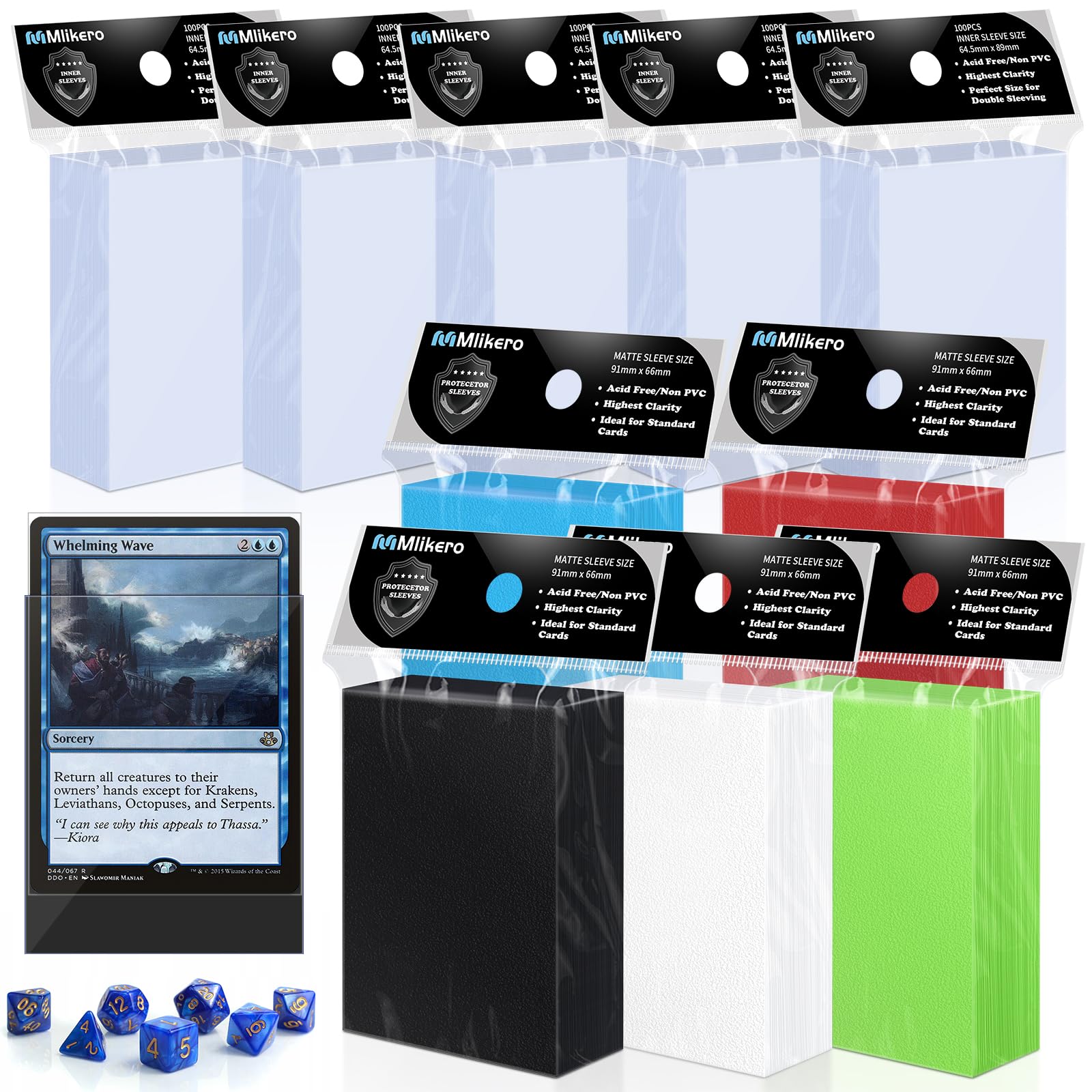 mlikero card sleeves Amazon.com: Mlikero 1000 Count Card Sleeves, Baseball Card Sleeves for  Standard Cards, 10 Colors Trading Cards Sleeves Fit for MTG, Football Card,  Sports Cards, Game Cards : Toys & Games main image 1
