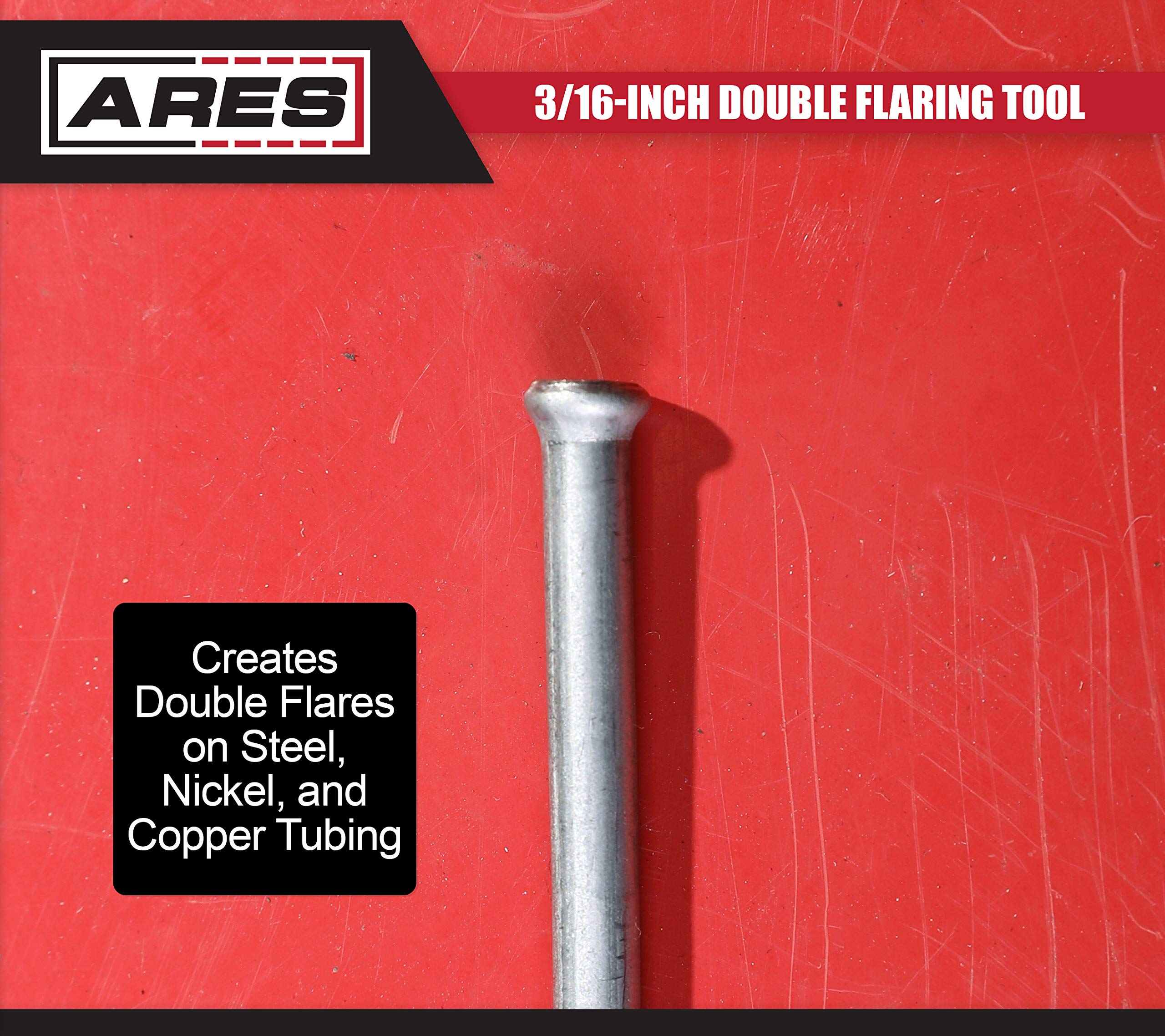 ARES 180253/16Inch Double Flaring Tool Includes Flaring Tool and Op1/Op2 Punch Creates