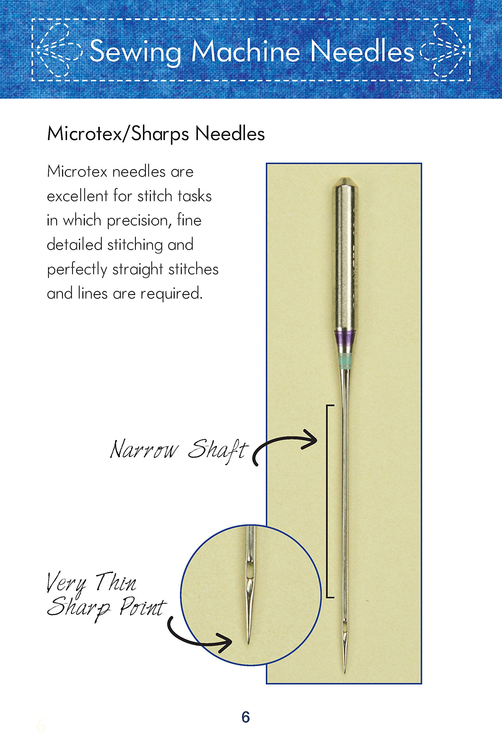 Know Your Needles: Carry-Along Guide to Choosing Hand and Machine Needles (Landauer Publishing) A Pocket-Size, Comprehensive Sewing Needle Reference with Detailed Photos and Descriptions - Image 3