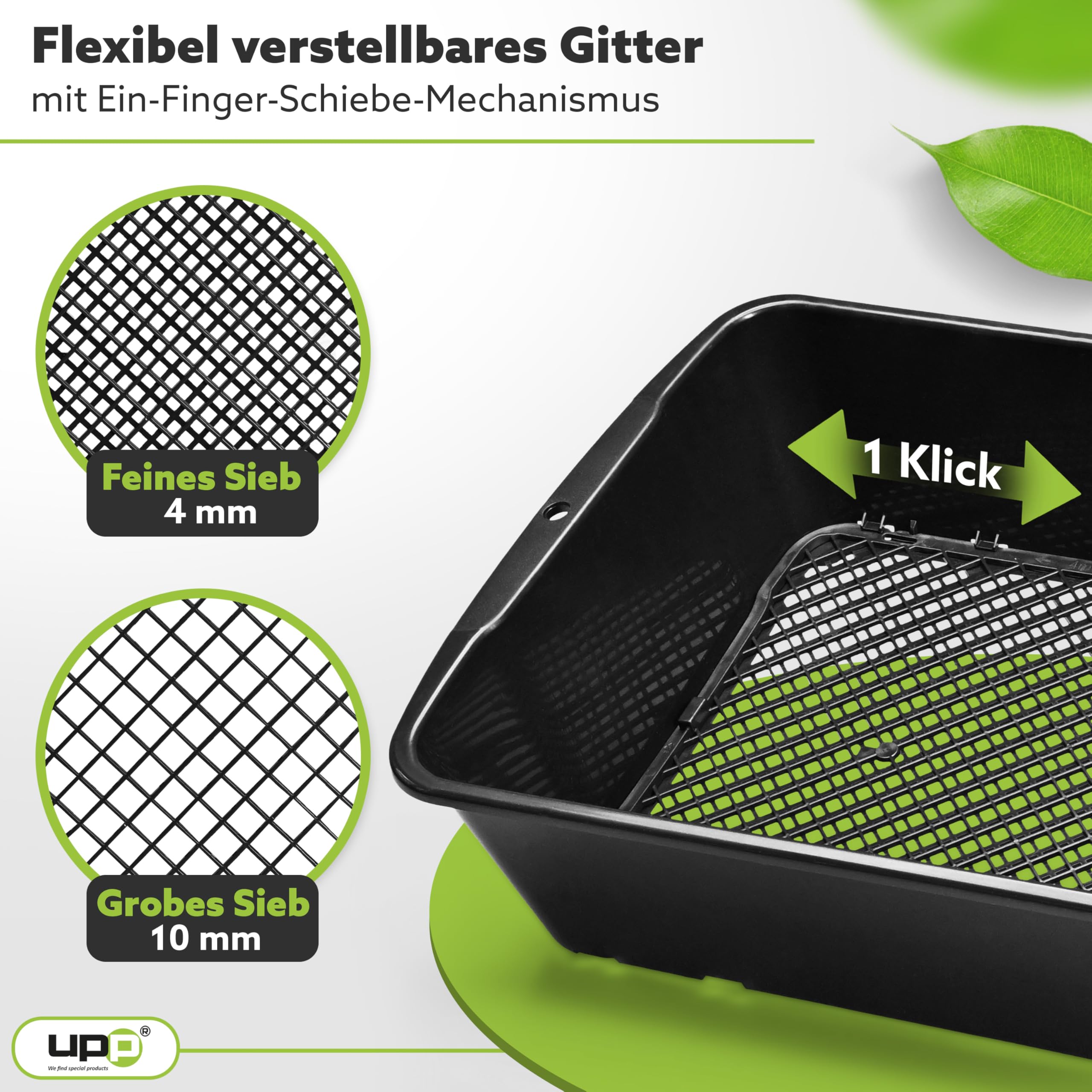 Tamis De Macon JARDIN ACIER INOXYDABLE Empotage Bonsaï Composte Sol Tamis Set Avec 5 Tamis Pellets Granulés