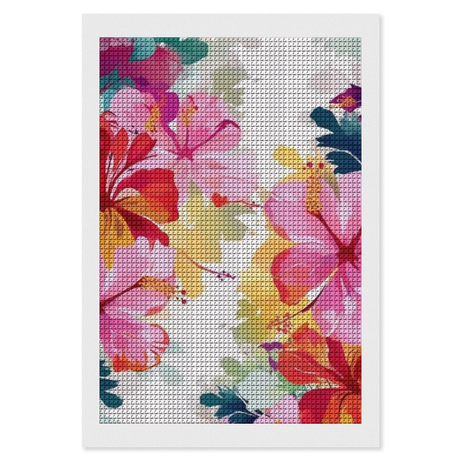 Amazon.com: Hawaiian Flower Print Diamond Art Kits for Adults