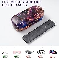 Vista 49 de molshine Estuche rígido de cuero para lentes de sol, funda clásica para gafas grandes para mujeres y hombres,Gafas de sol
