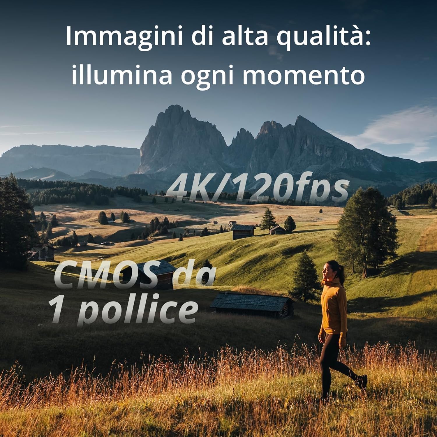 DJI Osmo Pocket 3 Creative Combo Bundle, fotocamera vlog 4K con CMOS da 1 pollice e video 4K/120 fps, stabilizzazione a 3 assi, fotocamera digitale (Spina di ricarica)