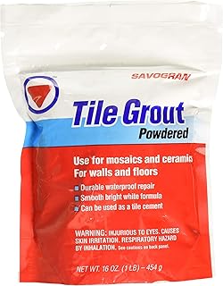 Savogran 12841 Tile Grout, 1 lb, White, 16 Ounce