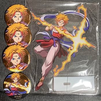 Amazon.co.jp: 幽遊白書 朱雀 アクリルスタンド & バッジセット : おもちゃ