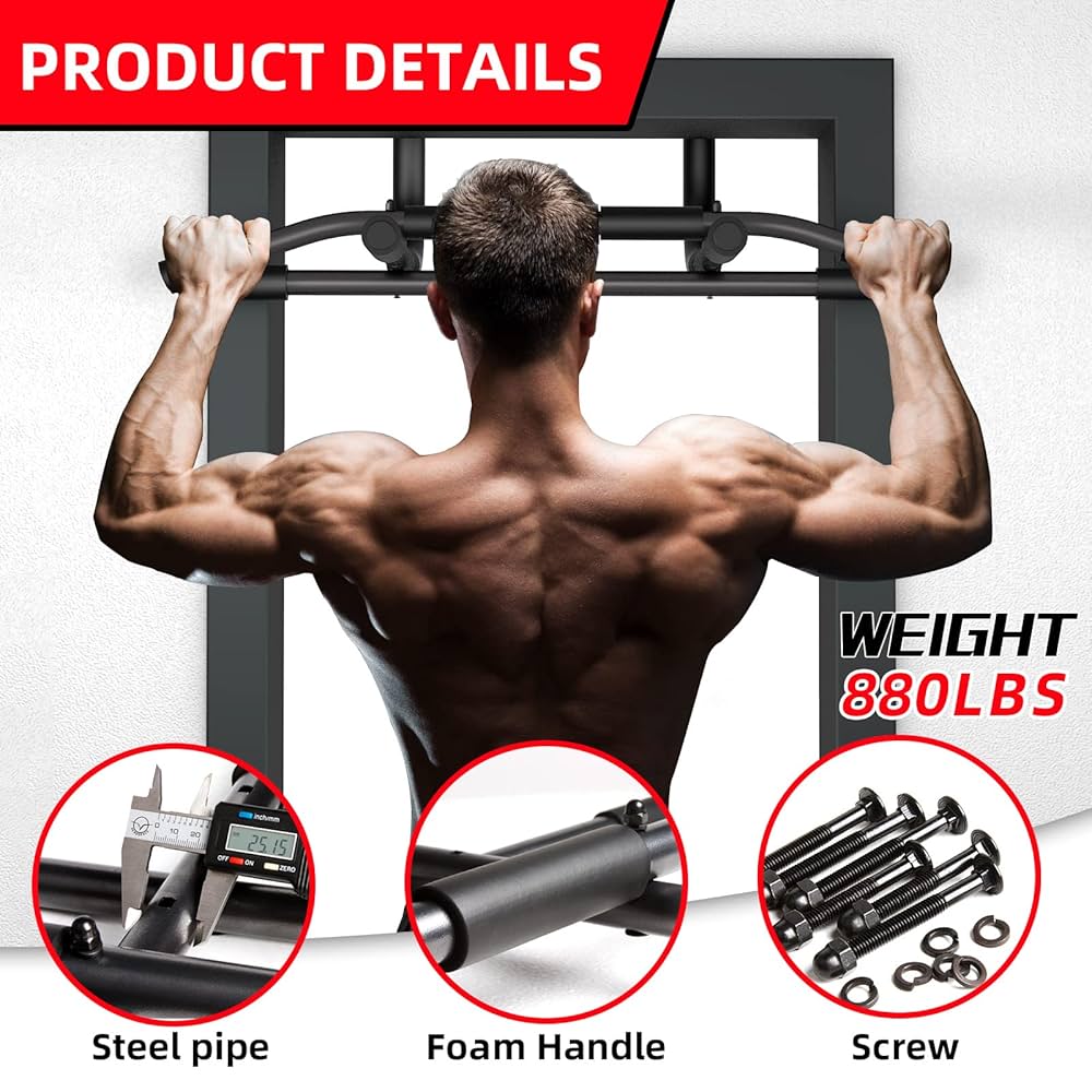 プルアップバー pull up bar Amazon.com : Pull Up Bar/Chin up bar Upper Body Workout Bar
