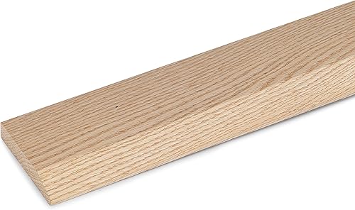 3 12 pulgadas de ancho x 58 pulgadas de alto sin terminar roble medio umbral (umbral de culata) (3 pies)