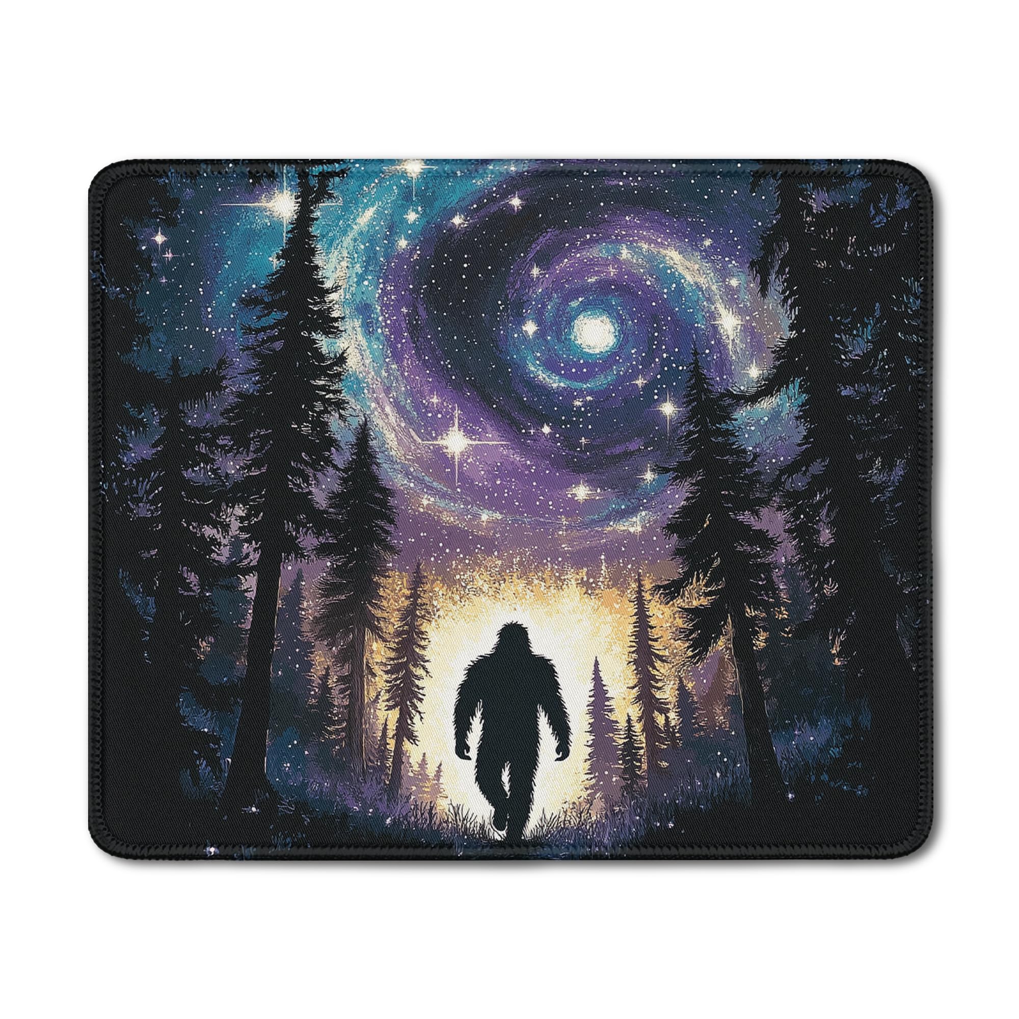 Patriotic Sasquatch Mouse Pad - American Flag Bigfoot -22 Patriotic Sasquatch Mouse Pad - American Flag Bigfoot -22