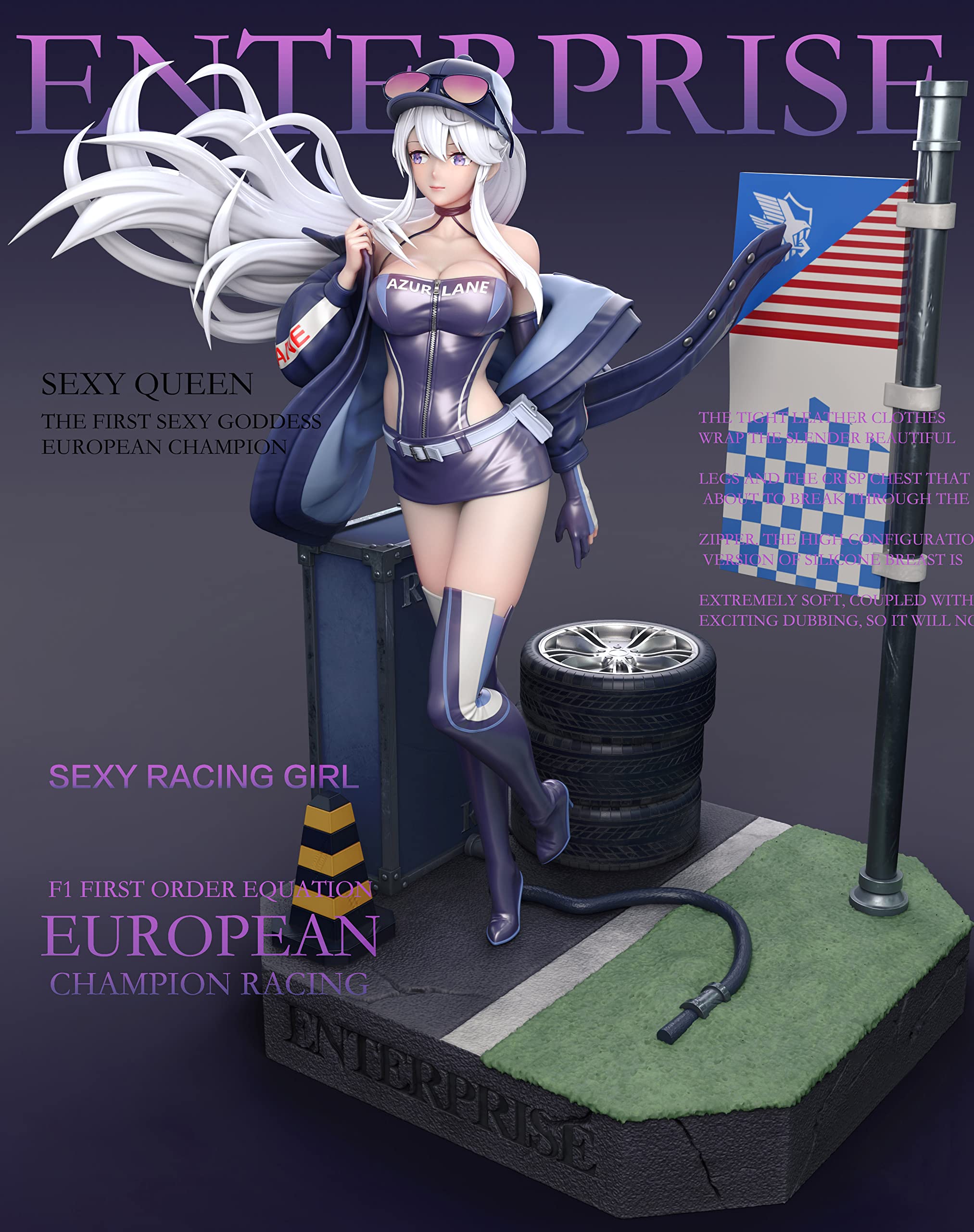 A1 S-MIST 穢翼のユースティア 1/6 エリス 下着 ver. ガレージキット