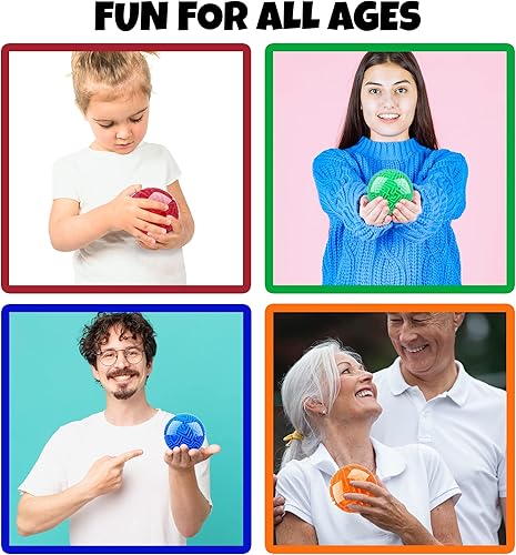 Miniatura 5 de Juego de 4 rompecabezas de bola de laberinto 3D para niños, incluye 4 rompecabezas de rompecabezas en diferentes niveles de dificultad, viajes para