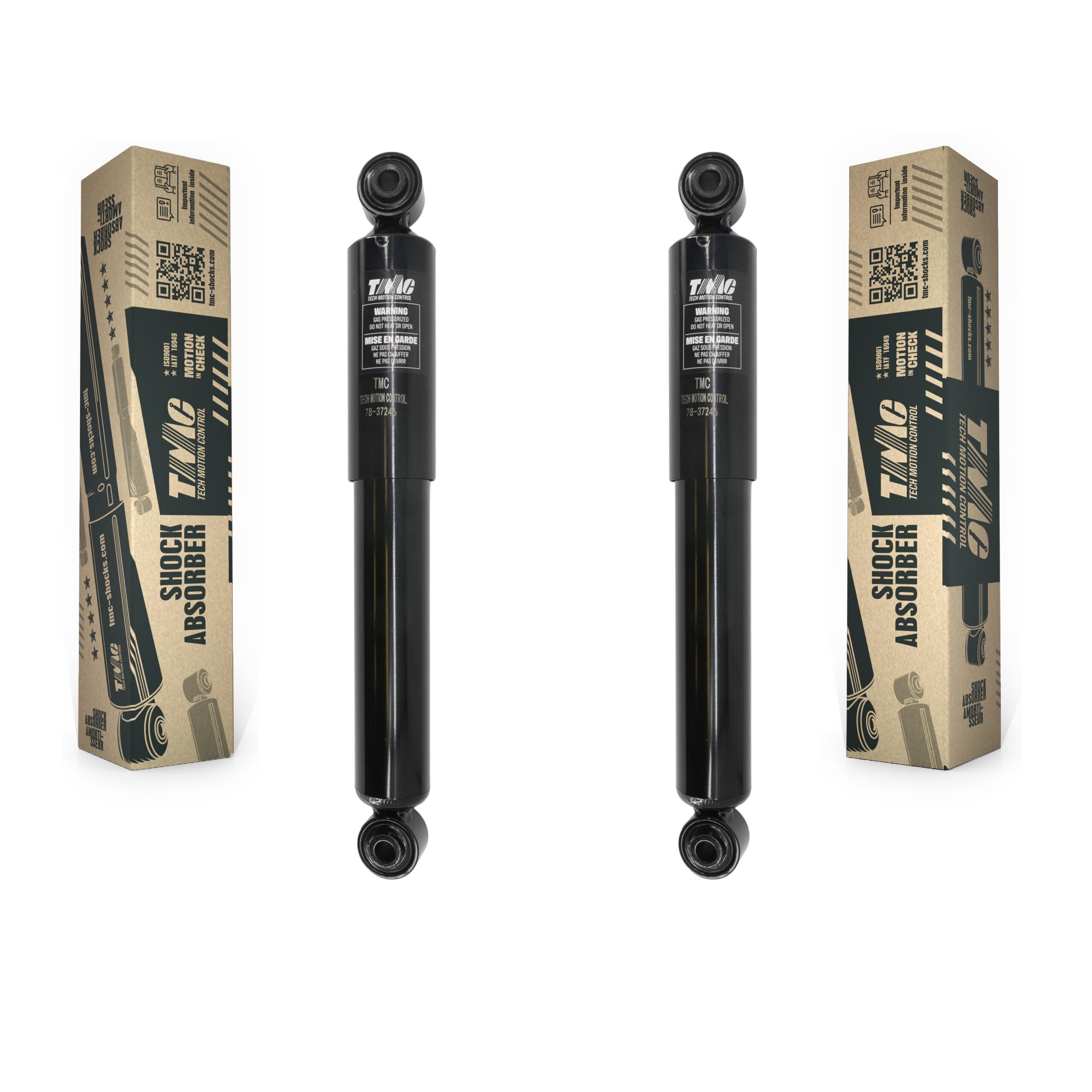 TMC Rear Suspension Shock Absorbers Pair Replacement For Honda Civic - Left Right Side (Driver Passenger) K78-100412 — view 161