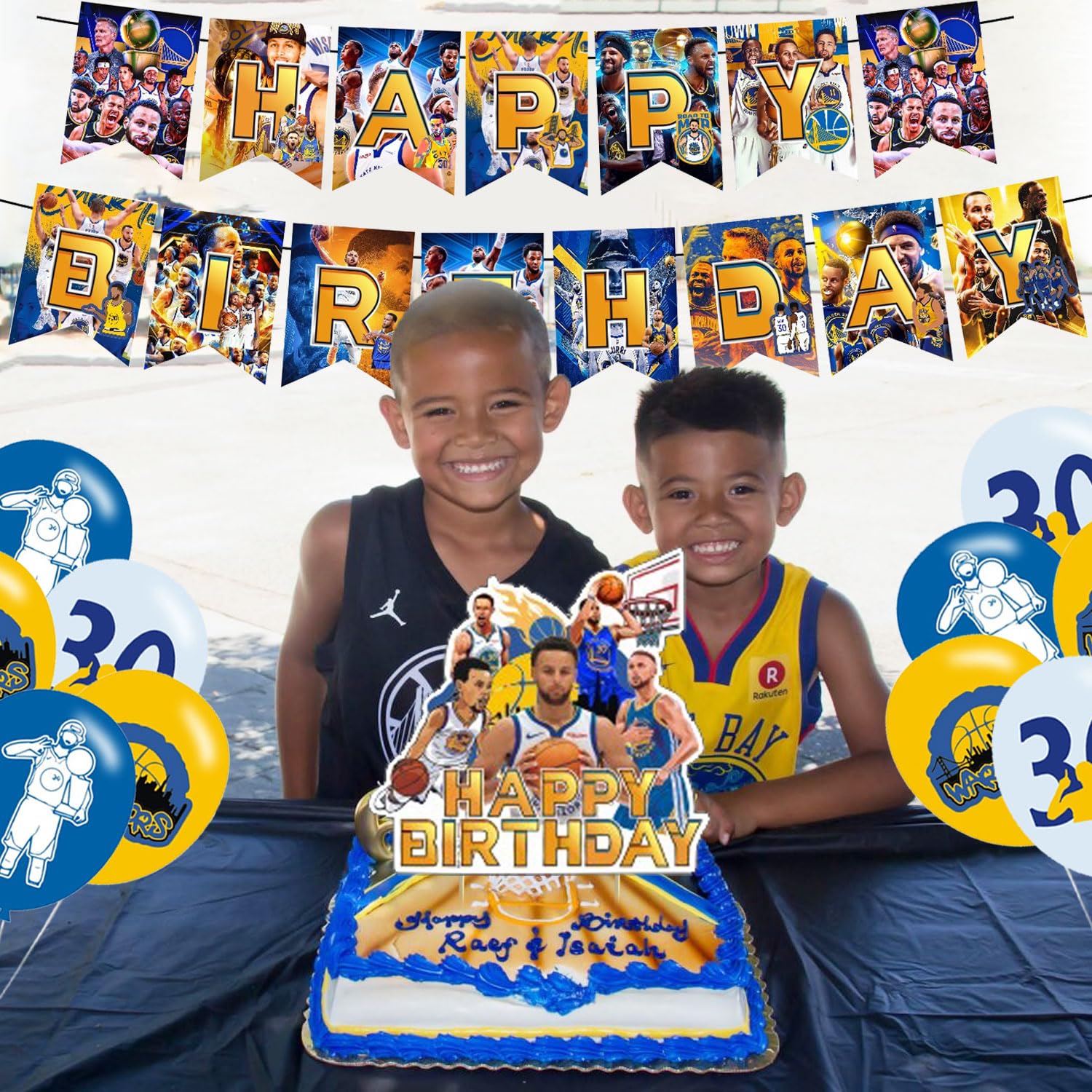 Golden Gate Warriors Party Decorations