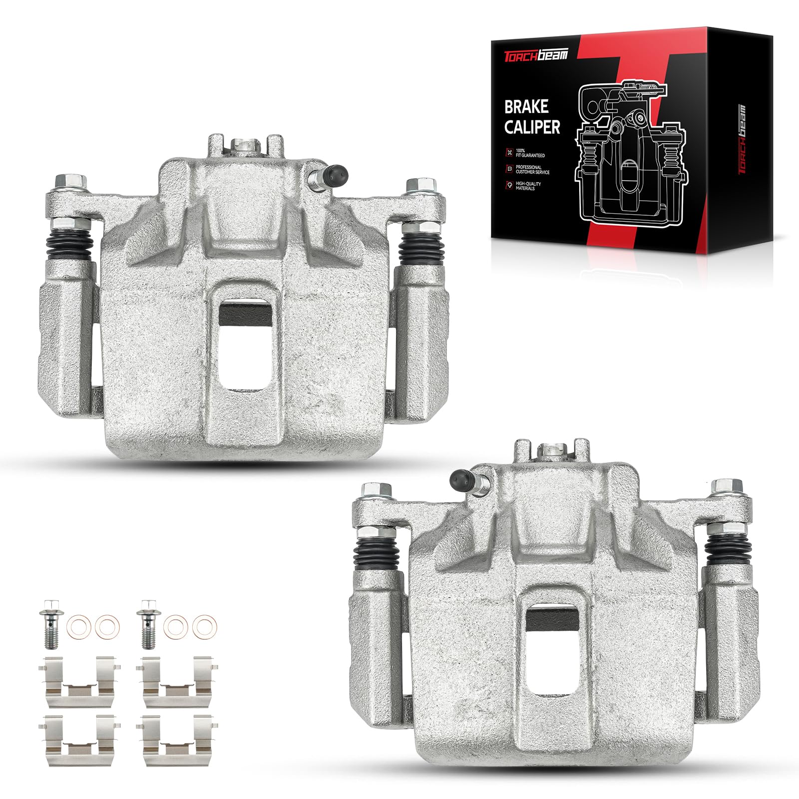 Torchbeam Front Brake Calipers Set for Honda Accord 2003-2012