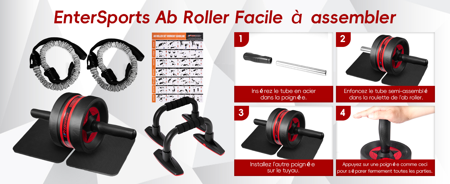 Kit de rouleaux à roulettes pour l'entraînemen... - Grandado