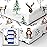 Crib Sheet Netural, Premium Soft Jersey Knit Fitted Crib Sheet, Crib Mattress Sheet, 28\'\'x52\'\'x9\'\' Extra Deep Pocket (Deer & Bear)