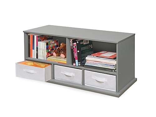 Miniatura 8 de Badger Basket Shelf Storage Cubby con tres cestas talla única  Espresso