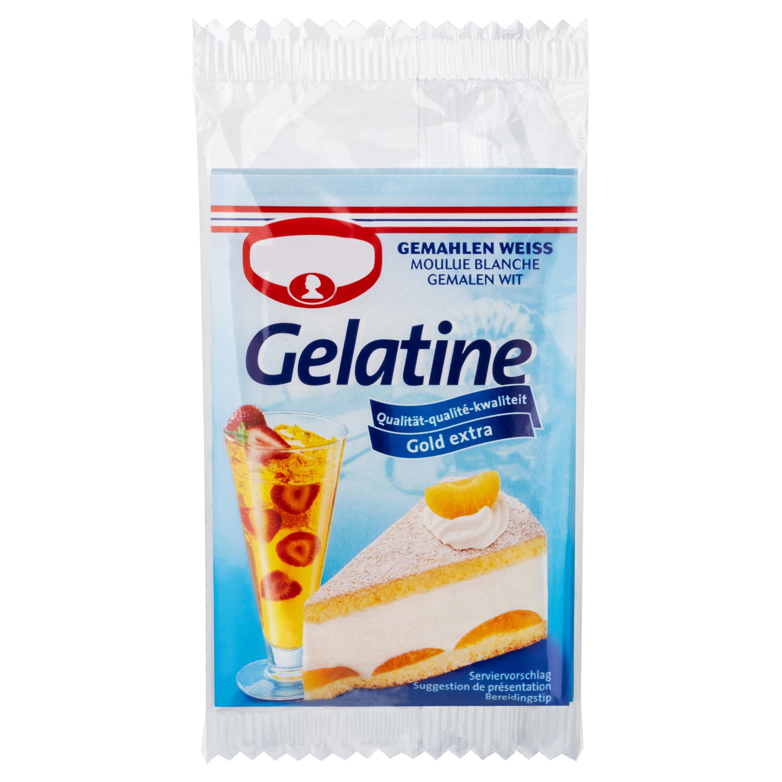 Instant Gelatine Fix 2 x 15 g Sachets | Powdered Gelatine for Cakes and Desserts | Imported by DFB