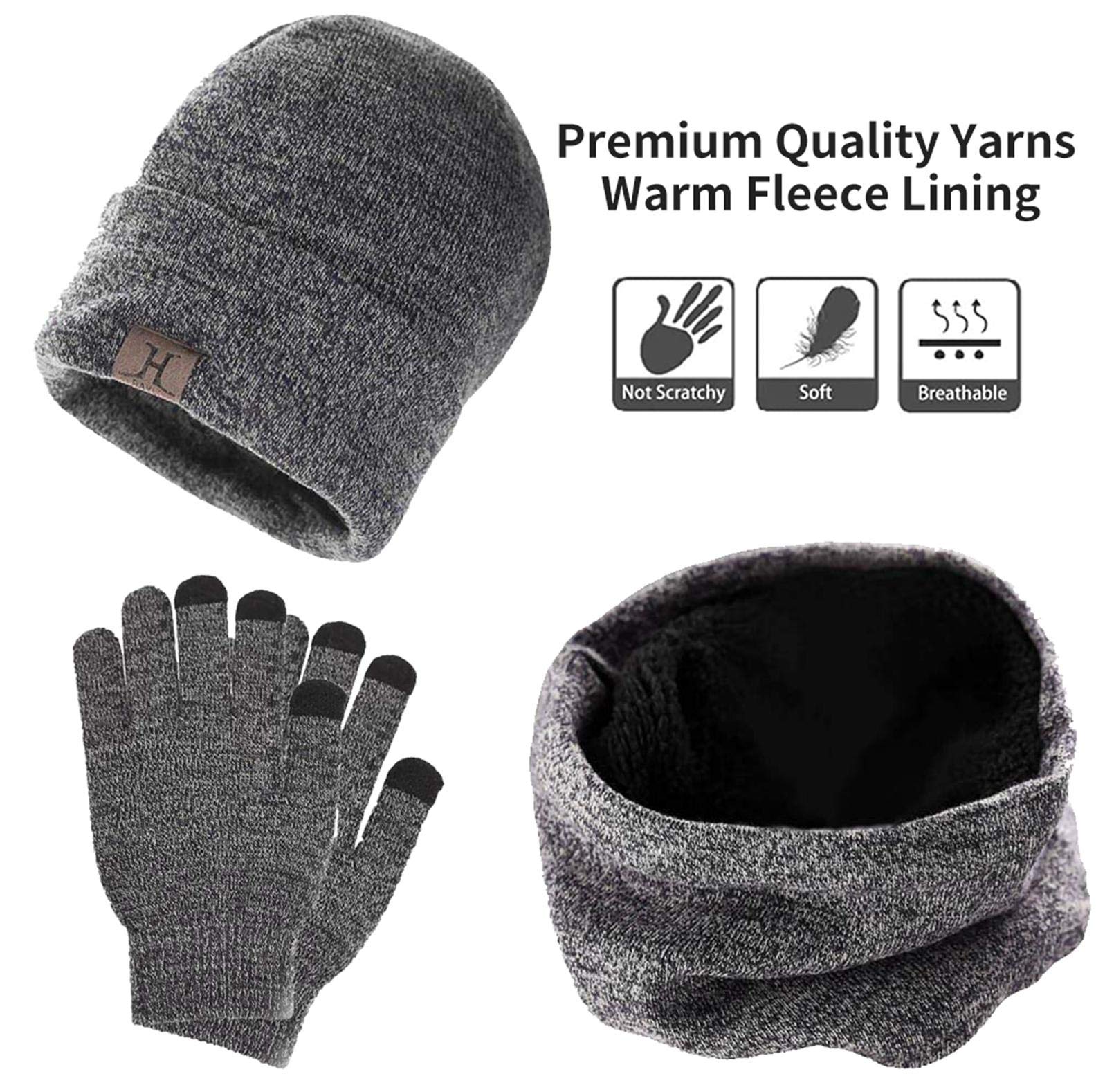 Unisex mężczyźni kobiety zima ciepła dzianinowa szydełkowa czapka beanie nieskończoność szalik rękawiczki do ekranów dotykowych zestawy gruby ocieplacz na szyję luźna czapka z czaszką sporty na